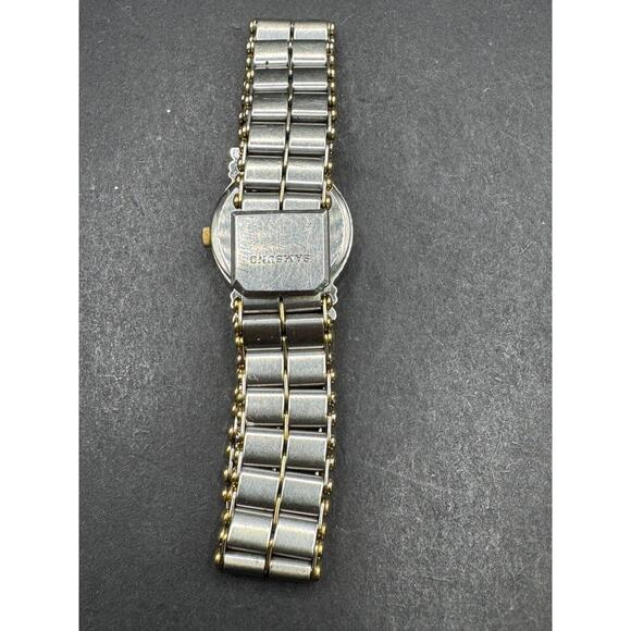 Vintage Samsung Women's Watch Quartz Gold Silver Tone SS Water Resistant IA-0181 - Picture 5 of 8